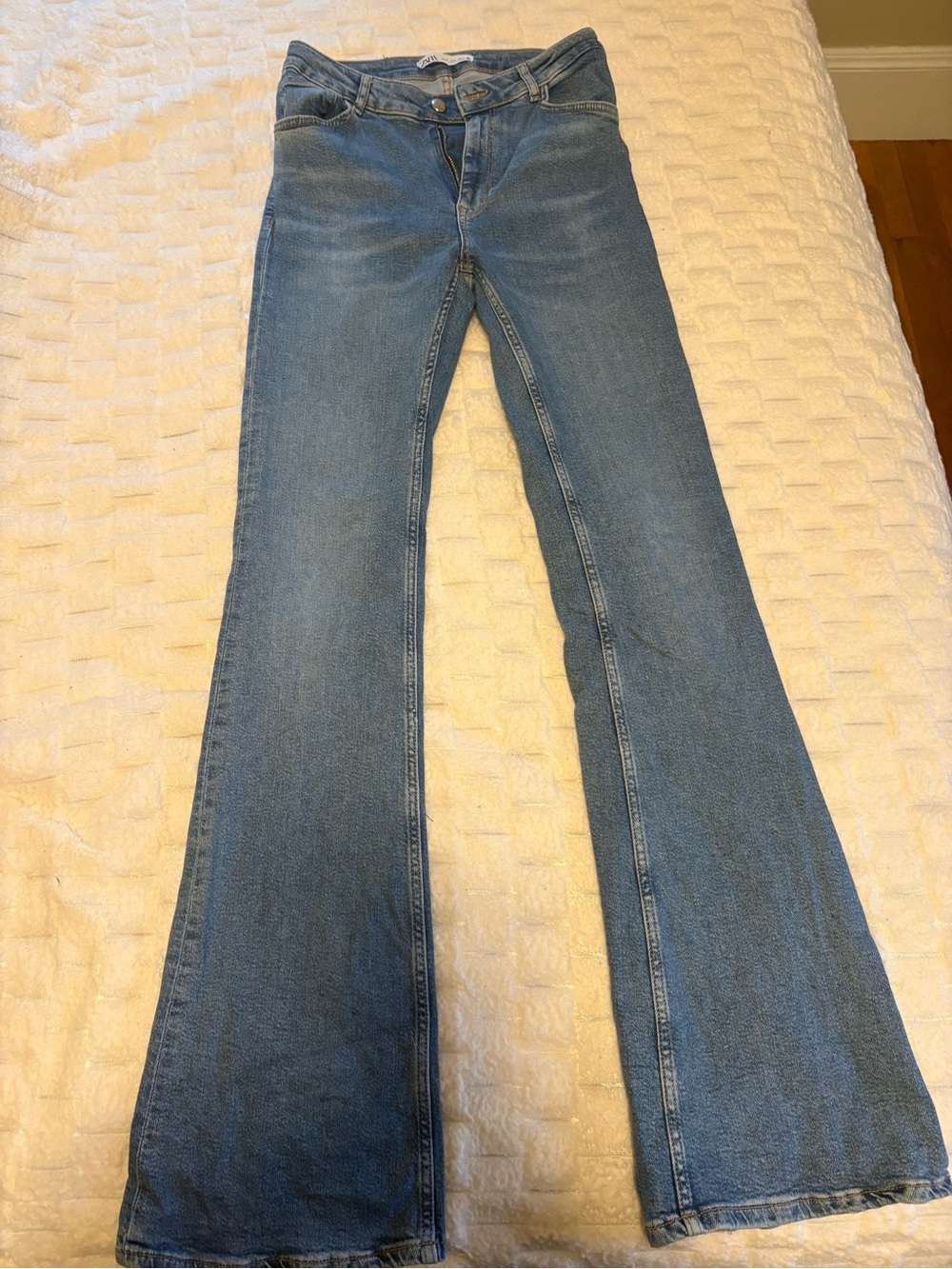 Zara High-Waist Flared Jeans